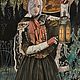 Картина акварелью, портрет девушки с фонарем, bloodborne art, Картины, Москва,  Фото №1