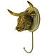 Hangers and hooks: Wall hook ' Bull'. Clothes Hangers and Hooks. koffo (koffo). Online shopping on My Livemaster.  Фото №2