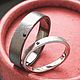 Золотое обручальное кольцо с бриллиантом Hydrogenium (H). Кольца. ivi jewellery. Интернет-магазин Ярмарка Мастеров.  Фото №2