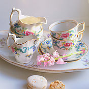 Посуда handmade. Livemaster - original item Vintage porcelain tea pairs Royal Doulton England. Handmade.