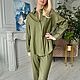 Заказать Льняной брючный костюм EGGDRESS LINEN. EGGDRESS (Eggdress). Ярмарка Мастеров. . Костюмы Фото №3
