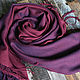 Stole 'Red plum'. Hand weaving. Wraps. mar-yanew. My Livemaster. Фото №4
