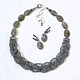 Necklace 'lunar lights' and earrings LABRADORITE beads. Necklace. Dorida's Gems (Dorida-s-gems). My Livemaster. Фото №6