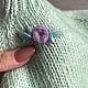 Свитер вязаный с вышивкой для малыша "Нежность". Свитеры и джемперы. Nataliya Bulgakova. Ярмарка Мастеров.  Фото №4