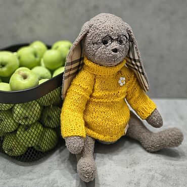 Куклы и игрушки ручной работы. Ярмарка Мастеров - ручная работа Мягкие игрушки: Зайка Юля. Handmade.