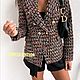 Заказать Пиджак a - la Balmain Твид  Limited Collection с фурнитурой Balmain. TrendArtStudio Honey Mustard. Ярмарка Мастеров. . Пиджаки Фото №3
