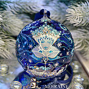 Сувениры и подарки handmade. Livemaster - original item Glass Christmas Ornament "Snow Queen". Handmade.
