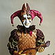 Author's interior doll ' Jester'. Dolls. Julia. Online shopping on My Livemaster.  Фото №2
