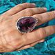 Кольцо с аметистом. Кольца. Karma-jewelry. Ярмарка Мастеров.  Фото №4
