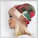 Шапки "AZTECA № 71-1, № 75" из испанской полушерсти. Шапки. Ирина(shvilinka.knit). Ярмарка Мастеров.  Фото №9