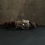 Украшения handmade. Livemaster - original item Men`s bracelet-Wolves Odin. Handmade.