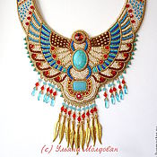 Украшения handmade. Livemaster - original item Egypt. Egyptian necklace Amazon. Handmade.