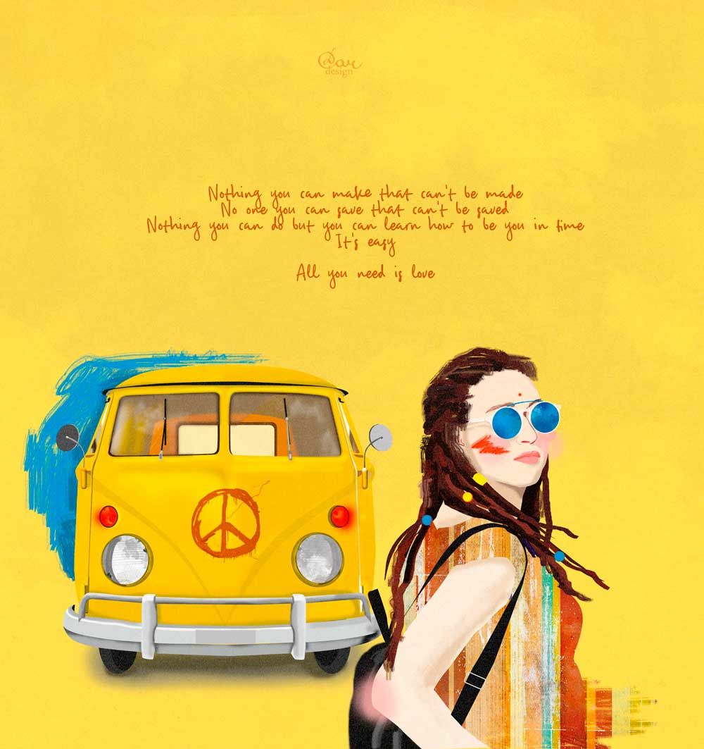 Автопортрет, photoshop
