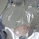 Necklace with natural beryl ' PINK BERYL'. Necklace. vlastelin-kolets (vlastelin-kolets). My Livemaster. Фото №6