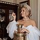 Кокошник Тиара Ободок «Нюд Lux Wow». Диадемы. KUDESNITSA Designer Accessories. Интернет-магазин Ярмарка Мастеров.  Фото №2