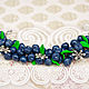 Bracelet 'Winter blueberries'. Bead bracelet. Romanycheva Natalia. Online shopping on My Livemaster.  Фото №2