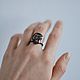 Кольцо с тигровым камнем. Кольца. Mono Ring. Интернет-магазин Ярмарка Мастеров.  Фото №2