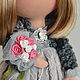 Интерьерная кукла Ollelya. Мягкие игрушки. MarinaFlowers. Ярмарка Мастеров.  Фото №4