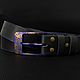 Buffalo leather belt 'Timascus - classic', Straps, St. Petersburg,  Фото №1