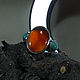 Ring with carnelian and turquoise. Ring. Kooht. My Livemaster. Фото №6