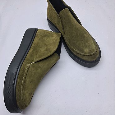 Обувь ручной работы. Ярмарка Мастеров - ручная работа Высокие лоферы .. Handmade.