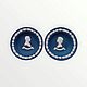 Заказать Винтаж: Wedgwood Набор из 2-х тарелочек в темно-синем цвете. Decor.mylove. Ярмарка Мастеров. . Тарелки винтажные Фото №3