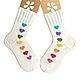 RussianSocks вязаные носки с сердечками маме девушке сестре, Носки, Москва,  Фото №1