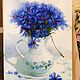 Order A bunch of cornflowers. Ekaterina Lysova. Livemaster. . Pictures Фото №3