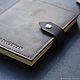 Order Mens leather notebook on the rings pockets hand-sewn seam. Ptaho. Livemaster. . Notebooks Фото №3