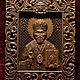 Резная Икона из дерева - Святой Николай Чудотворец, Иконы, Владимир,  Фото №1