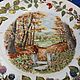 Винтаж: Coalport.Тарелка.Времена года в лесу.Woodlands Seasons. Тарелки винтажные. Антик.Декор.Винтаж. Ярмарка Мастеров.  Фото №7