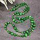 Long Beads - Green Cat's Eye. Beads2. naturalkavni. My Livemaster. Фото №6