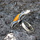 Order Ring with amber in 925 silver ALS0027. Sunny Silver. Livemaster. . Rings Фото №3