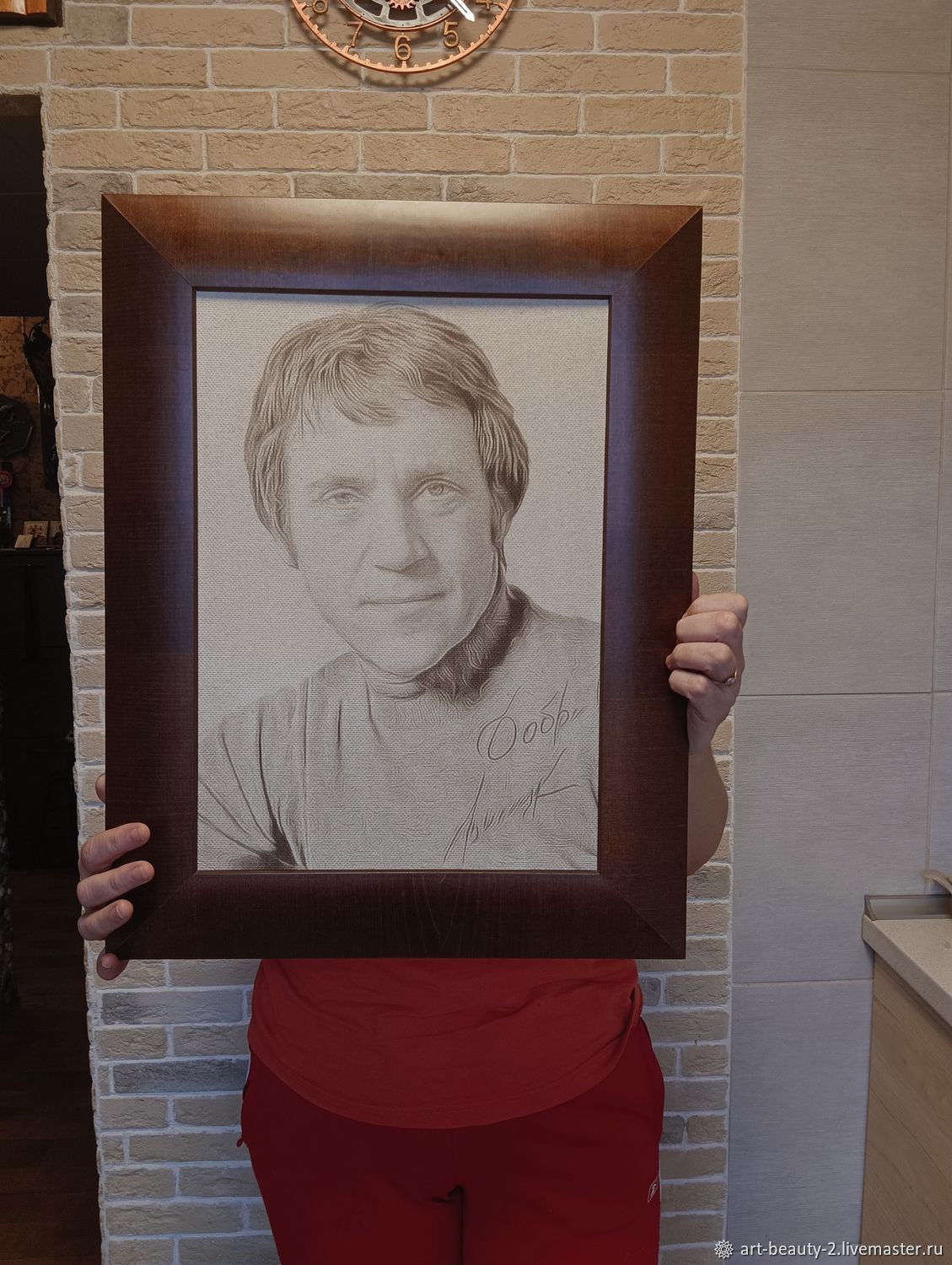 Картины: Портрет по фотографии (пирография) в интернет-магазине на ...