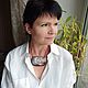 Колье "Утренний Расвет" пейзажный агат, медь. Колье. Svetlana Revina. Ярмарка Мастеров.  Фото №9