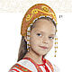 Slavic headpieces Kotena, Kokoshnik, Russian crown, Folk headdress, Ru. Kokoshnik. Irina. My Livemaster. Фото №5