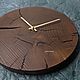 Лофт часы из дерева маслины. Часы классические. Akutrau Woodworking. Ярмарка Мастеров.  Фото №4