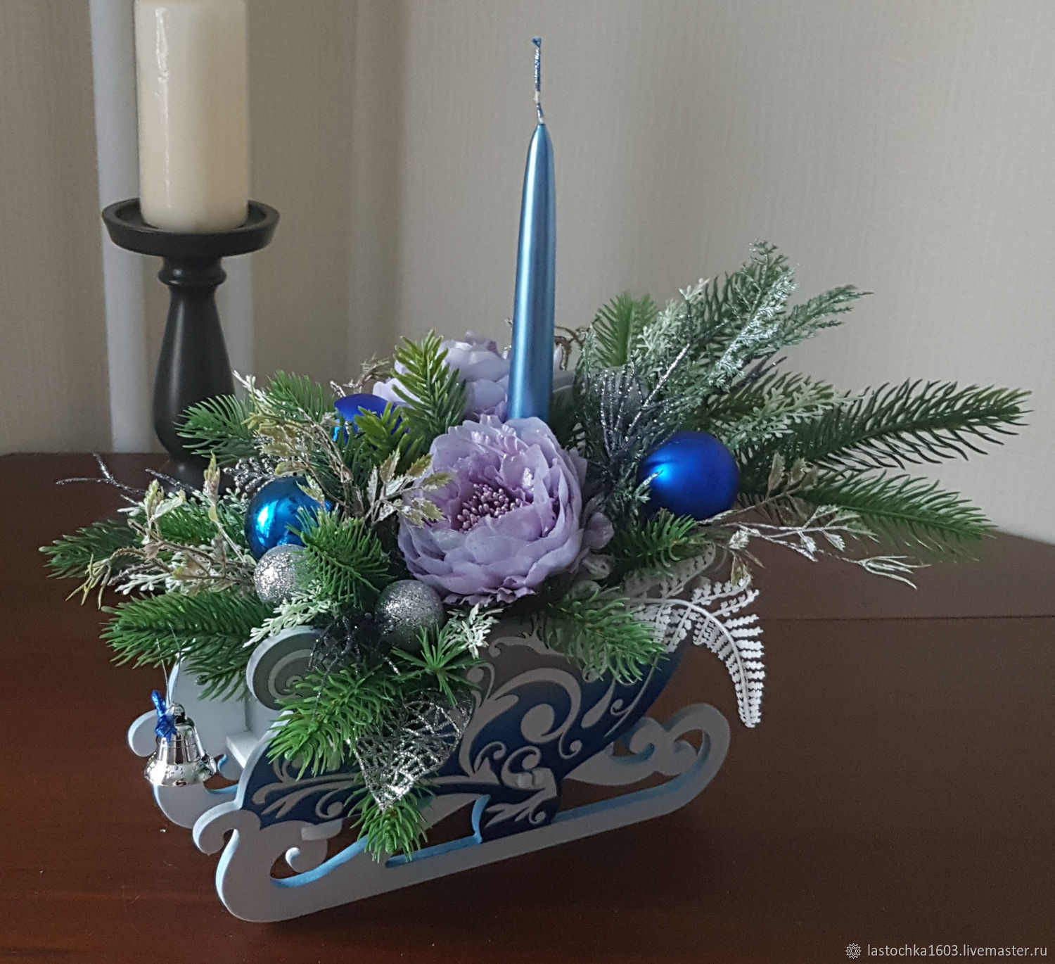 Декор Новогодние Сани Декор Новогодние Сани