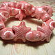 Ceramic bead pink star 19h10 mm. Beads1. Elena (luxury-fittings). My Livemaster. Фото №4