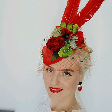Аксессуары ручной работы. Ярмарка Мастеров - ручная работа Шляпка "Gloria". Handmade.