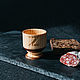 A copy of the product is a wooden shot glass (stack) made of Siberian cedar wood. R45, Shot Glasses, Novokuznetsk,  Фото №1