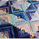 "Синева" № 192 Лоскутное покрывало / одеяло. Пэчворк, Одеяла, Москва,  Фото №1