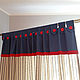 Curtains with loops in a marine style. Curtains1. Designer-Mart (designer-mart). My Livemaster. Фото №4