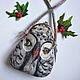 Valyanaya femenino BÚHO con fermuarom, Clasp Bag, Jurmala,  Фото №1
