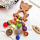 Грызунок "Радужный котик". Грызунки. Грызунки Слингобусы Baby Baubles. Ярмарка Мастеров.  Фото №6