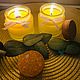 Свеча с цитрусовым ароматом. Свечи. Gluri Candles. Ярмарка Мастеров.  Фото №6