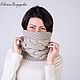 Knitted Snood, scarf, pipe. Scarves. Oksana Vladarskaya. Online shopping on My Livemaster.  Фото №2