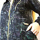 Bomber felted Grattage. Bombers. silk wool. My Livemaster. Фото №6