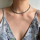 Бусы из гематита и серебра. Чокер из гематита и серебра. Бусы. 4NADYA Jewelry. Ярмарка Мастеров.  Фото №4