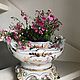 Porcelain flower vase, Meissen, Germany, Vintage vases, Arnhem,  Фото №1